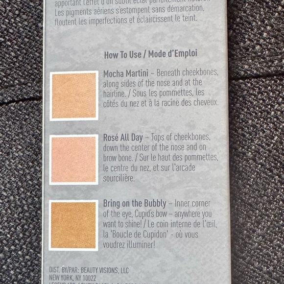 Colorful Floral Cosmetic Bag Set with beauty items - Picture 2 of 3